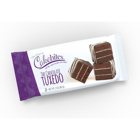 Cookies United Cakebites Chocolate Tuxedo, 2 Ounces, 96 per case
