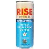 Rise Brewing Vanilla Oat Milk Cold Brew Latte Nitro 12-7 Fluid Ounce