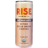 Rise Brewing Oat Milk Nitro Cold Brew Latte 12-7 Fluid Ounce