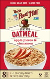 Bob's Red Mill Natural Foods Inc Apple Cinnamon Oatmeal Packets, 9.88 Ounces, 4 per case
