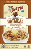 Bob's Red Mill Natural Foods Inc Brown Sugar Maple Oatmeal Packets, 9.88 Ounces, 4 per case