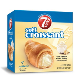 7 Days 800120202 7Days 4X2.12Oz Multipack Croissant Vanilla