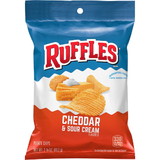 Ruffles 00028400535182 Ruffles Potato Chips Cheddar & Sour Cream 2.125 Ounce /24