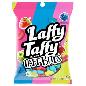 Laffy Taffy Laff Bites Peg Bag, 6 Ounces, 10 per case