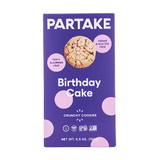 Partake Foods Crunchy Birthday Cake Cookies, 0.34 Pounds, 6 per case