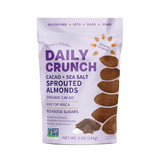 Daily Crunch Cacao Sea Salt Dusted Sprouted Almonds, 5 Ounces, 6 per case
