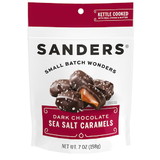 Sanders 30167 Dark Chocolate Sea Salt Caramel 6-7 Ounce