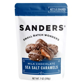 Sanders Milk Chocolate Sea Salt Caramel, 7 Ounces, 6 per case