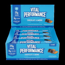 Vital Performance PBARDCA12XV2 Bar Chocolate Almond 4-12-1.94 Ounce
