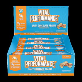 Vital Performance PBARSP12XV2 Salted Chocolate Peanut 4-12-1.94 Ounce
