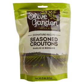 Olive Garden Garlic &amp; Romano Seasoned Croutons, 5 Ounce, 9 per case