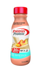 Premier Protein Protein Shake Peaches &amp; Creme, 11.5 Fluid Ounces, 12 per case