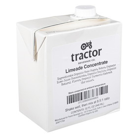 Tractor Beverage Co 6812 Organic Limeade Beverage Concentrate