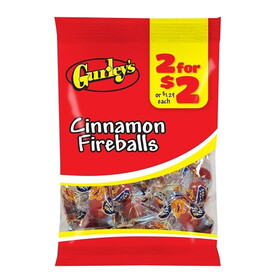 Gurley's 2 For $2 Cinnamon Fireball, 2 Ounce, 12 Per Case