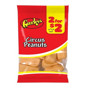 Gurley's 2 For $2 Circus Peanuts, 1.75 Ounce, 12 Per Case