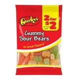Gurley's Foods 16293 2 For $2 Gummy Sour Bears, 3 Ounces, 12 per case