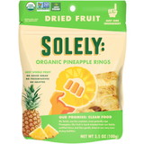 Solely Dried Pineapple Rings, 3.5 Ounces, 6 per case