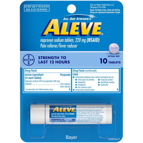 Aleve Tablet 10 Count, 10 Piece, 6 per box, 6 per case