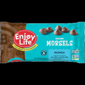 Enjoy Life Baking Ricemilk Chocolate, 9 Ounces, 12 per case