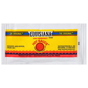 Louisiana Hot Sauce Hot Sauce Packets, 7 Gram, 600 per case