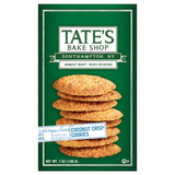Tate's Bake Shop Coconut Crisp Cookies, 7 Ounces, 12 per case