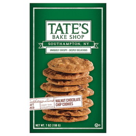 Tate's Bake Shop Walnut Chocolate Chip Cookies, 7 Ounces, 12 per case