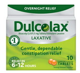 Dulcolax Stimulant Laxative Tablet, 10 Count, 6 per box, 6 per case