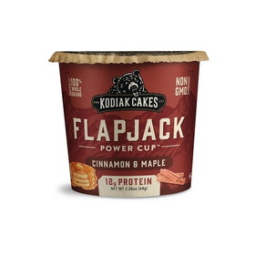 Kodiak Cakes 1192 Cinnamon & Maple Flapjack Cup 12-2.25 Ounce