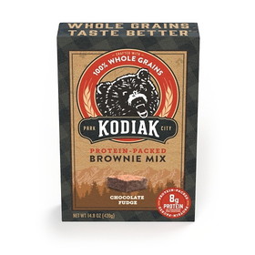 Kodiak Cakes Chocolate Fudge Brownie, 14.82 Ounces, 6 per case