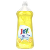 Joy Non-Ultra Lemon Scent Dishwashing Liquid, 25 Fluid Ounce, 10 per case