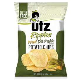 Utz Dill Pickle Chips, 2.75 Ounces, 14 per case
