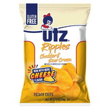 Utz Cheddar & Sour Cream Ripple Chips, 2.75 Ounces, 14 per case