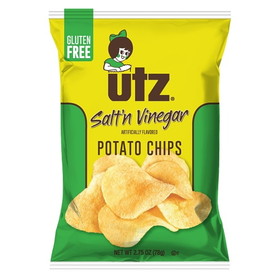 Utz Salt &amp; Vinegar Chips, 2.75 Ounces, 14 per case