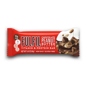 Fulfil Chocolate Peanut Butter Vitamin &amp; Protein Bar, 1.41 Ounces, 6 per case
