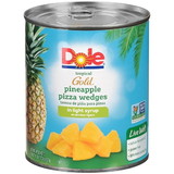 Dole Pineapple Pizza Wedges Light Syrup, 29 Ounces, 12 per case