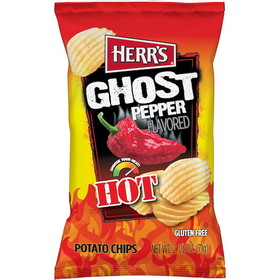 Herr Foods Inc Ghost Pepper Chips, 2.5 Ounces, 12 per case