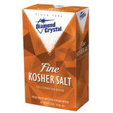 Diamond Crystal Kosher Fine Salt Box, 4 Pound, 9 Per Case