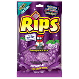 Rips Bite Size Grape Pieces Peg Bag, 4 Ounces, 12 per case