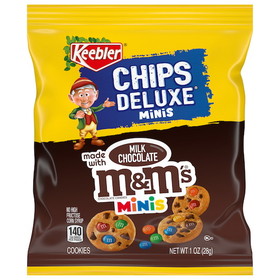 Keebler Chips Deluxe Rainbow M&amp;M's, 12 Ounce, 4 per case