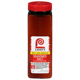 Lawry's Seasoned Salt 25% Less Sodium, 36.5 Ounces, 6 per case