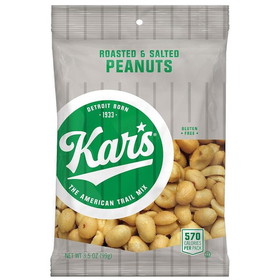 Second Nature Kar's Salted Peanuts 3.5 Ounce, 3.5 Ounces, 42 per case
