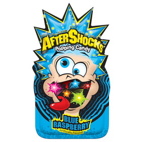 Aftershocks Popping Candy Blue Raspberry, 0.33 Ounces, 8 per case