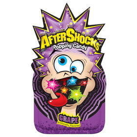 Aftershocks Popping Candy Grape, 0.33 Ounces, 8 per case