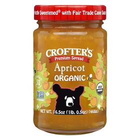 Crofters Organic Family Size Premium Apricot Spread, 16.5 Ounces, 6 per case