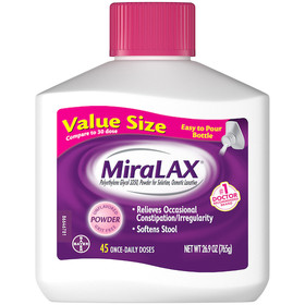 Miralax Miralax Easy Pour, 26.9 Ounces, 2 per box, 4 per case