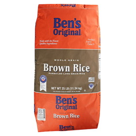 Ben's Original Whole Grain Brown Rice, 25 Pound, 1 per case
