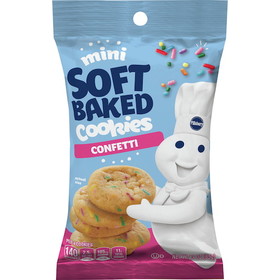 Pillsbury Mini Soft Baked Cookies Confetti, 18 Ounces