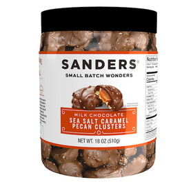 Sanders Milk Chocolate Sea Salt Pecan Caramel, 18 Ounces, 6 per case