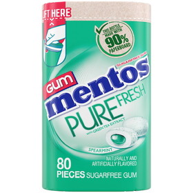 Mentos Gum Gum 80 Count, 5.644 Ounce, 6 per case