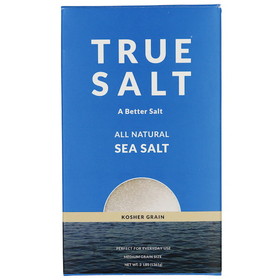 True Salt Kosher Grain Sea Salt Box, 3 Pound, 12 per case